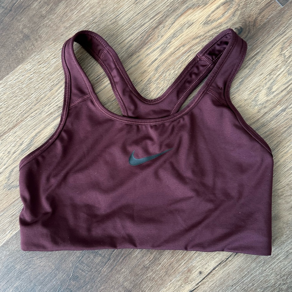 Nike Burgundy Activewear Top